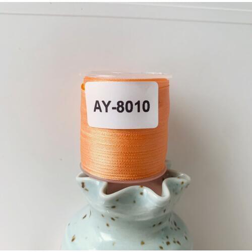 AY-8010 A Roll Wholesale 2mm-36mm 100% Pure Silk Embroidery Ribbons Handcraft Supply Double Faced Thin Taffeta Silk Ribbon