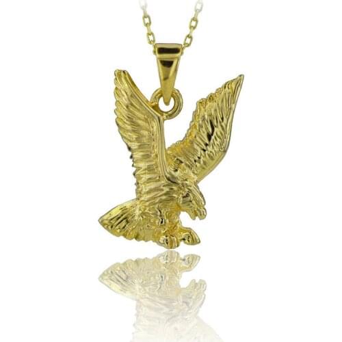 Wild Eagle Necklace 925 Sterling Silver