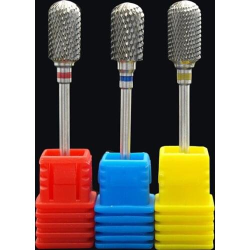 EasyNail~3/32 '' Tungsten steel Nail Drill Bit nail file Carbide Nozzle Gel remover Nail Cleaner Millings Bit C0713