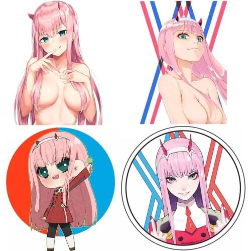 Fuzhen Boutique Decals Exterior Accessories Super Sexy Beauty Darling In The Franxx Zero Two Anime JDM Vinyl Decal Car Stickers