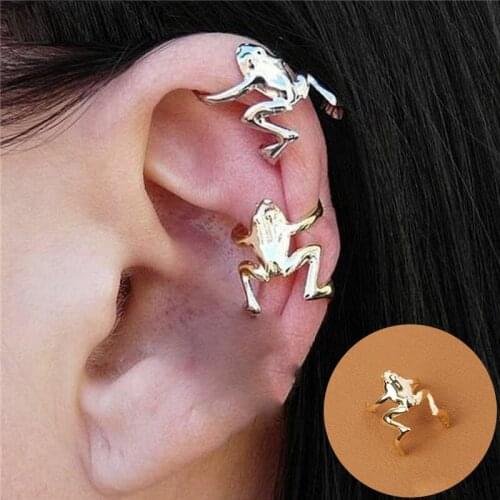 EARRING HOPPING FROG EAR CUFF CLIP-ON CARTILAGE UPPER HELIX Fashion EAR WRAP