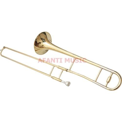 Afanti Tenor Falling Tune B Brass Body Gold Lacquer Trombone (ATB-117)