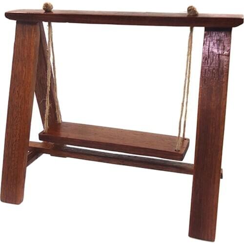 1/12 Dollhouse Miniature Swing Dollhouse Miniature Furniture Swing Leisure Hammock Doll House Kids Play Toys