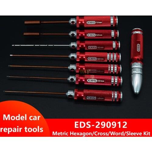 RC Cars EDS Remote Model Repair Tool Kit Toolkit EDS-290912 Metric Hexagon Screwdriver Set