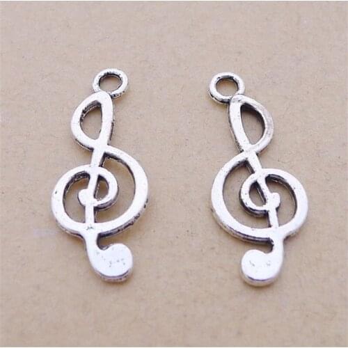 New Music Notes Boutique Charm Pendants Jewelry Making Finding DIY Bracelet Necklace Earring Accessories Handmade 5pcs
