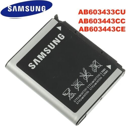 SAMSUNG S5230C F488E G808E L870 W159 S7520U GT-S5233 G800 S5230 F539 Original Battery AB603443CU AB603443CC AB603443CE Battery