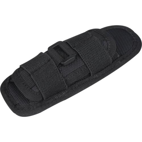 Outdoor Flashlight Pouch 360 Degree Hunting Survival Kits Rotatable Clip Torch Camping Hiking Nylon Waist Belt Cover Case Bags