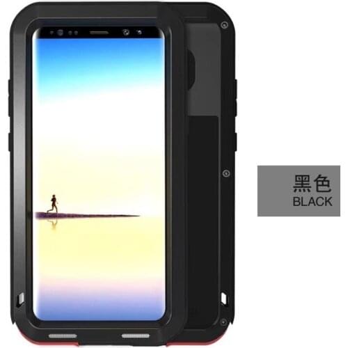 LOVEMEI Luxury Dirt-resistant Anti-knock Metal Aluminum Case for Sumsang Galaxy Note 8 N9500 Outdoor Heavy Duty Protection Case