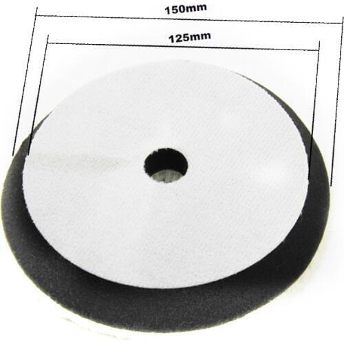 1pc 6" 6inch 150mm Twisted Wool Polishing Buffing Pads Car Polish Pad Hook Loop Backing Glass Cleaning