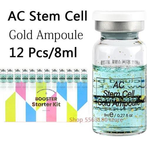 Gold Ampoule Serum BB Cream Glow AC Stem Cell Shrink Pores Mesotherapy With Acne skin irritation Anti-inflammatory Treatment