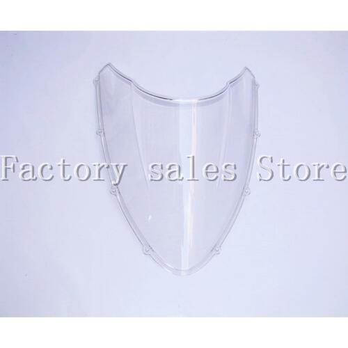 For Ducati 1098 848 1198 1098S 1198S S 2006-2013 White Windshield WindScreen Double Bubble 2007 2008 2009 2010 2011 2012