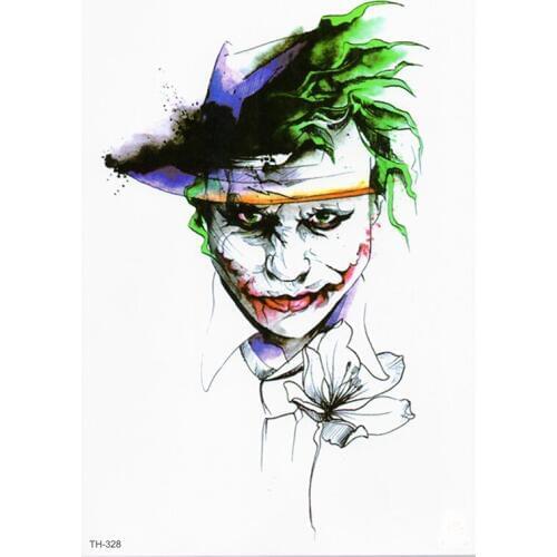 Flower Small Arm Watercolor Temporary Tattoo Sticker Body Art Arm Flash Fake Tattoos Women