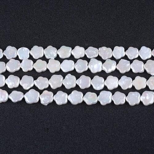 13-14mm plum blossom pearl strand for making Jewellery