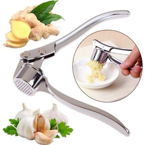 1pcs Garlic Press Crusher Kitchen Cooking Vegetables Ginger Squeezer Masher Handheld Ginger Mincer Tools Kitchen Accessories