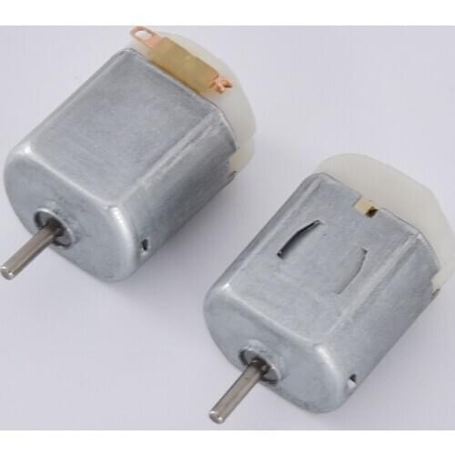 200 PCS/ Set New Arrival 130 Small DC Motor 1 to 6V Miniature Motor Four-wheel Drive Motor Small Motor 17000-18000 RPM 0.35-0.4A