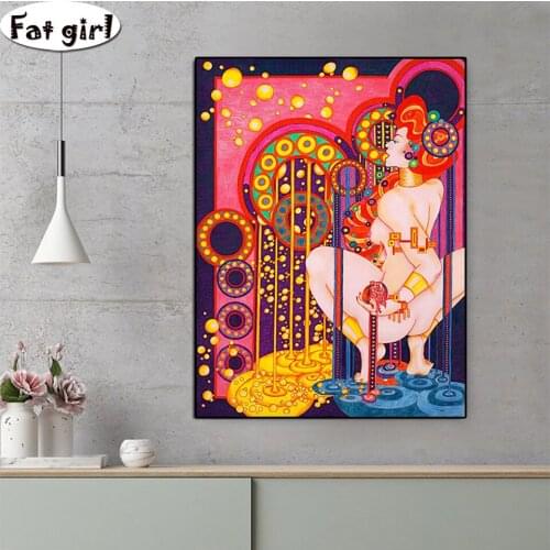 5D Diy Diamond Painting abstract Color sexy beauty cross Stitch Diamond Embroidery Full Drill Mosaic handmade hobby decor gift