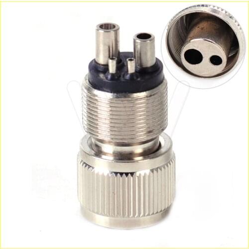 4 to 2 Hole Dental Clinic Handpiece Tubing Adapter Changer Connector
