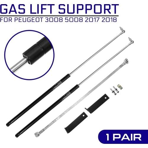Car Front Engine Cover Bonnet Hood Shock Lift Strut Struts Bar Support Rod Arm Gas Spring For Peugeot 3008 5008 2017 2018