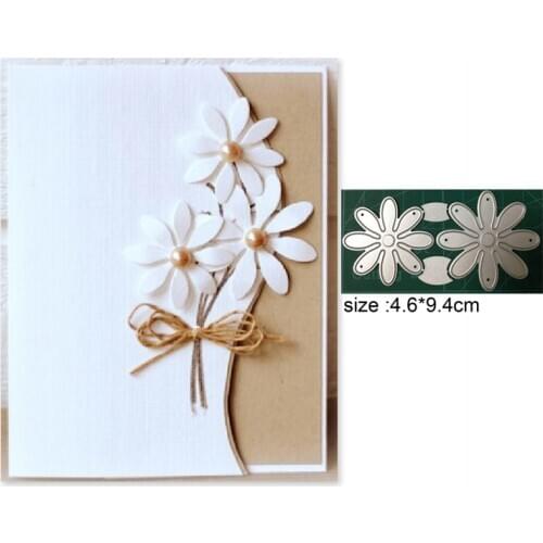 Daisy Flowers card Scrapbook Metal Dies Stencil Template For DIY Embossing Photo Paper Album Greeting Card Gift Decor Dies Cut