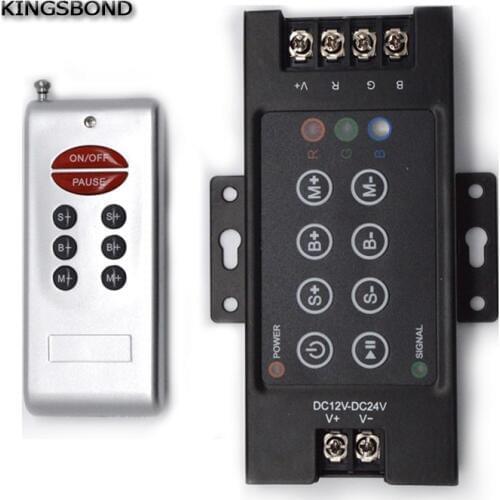 DC12V-24V Led RF 8 key RGB controller dimmer Touch switch for LED strip lights with remote for led strip light