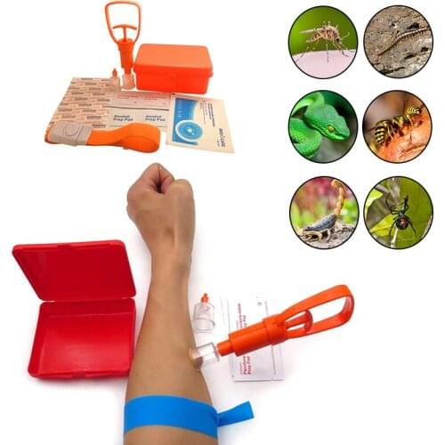 EVA Venom Inhaler Outdoor Emergency Vacuum Drug Inhaler Wild Snake Bee Bite Vacuum Extractor Outdoor First Aid Tool Accessories