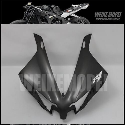 Matt Black Front Upper Fairing Headlight Cowl Nose Panlel Fit For YAMAHA YZF1000 R1 2009 2010 2011 2012 2013 2014