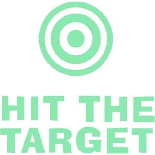 WC Sticker Waterproof Luminous HIT THE TARGET Post Pictures Door Sign