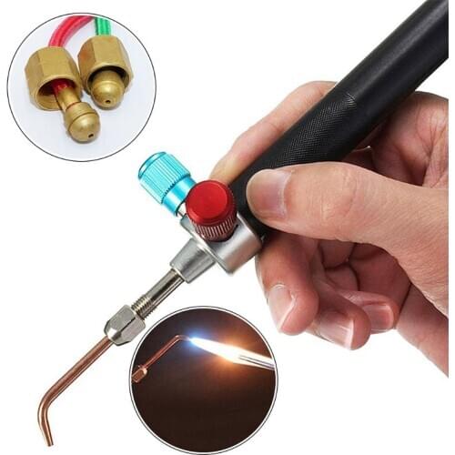 1Set Little Torch Portable Acetylene Oxygen Soldering Torch Mini Gas Welding Kit