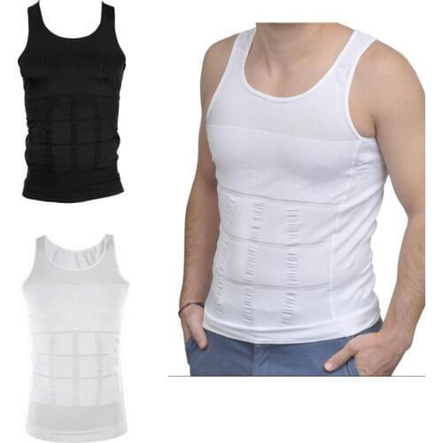 Drop shipping Slimming Shaper Vest Men Slimming Belt Body Shaper Gym Corset Tummy Waist Trainer Training Corsets Sport Vest