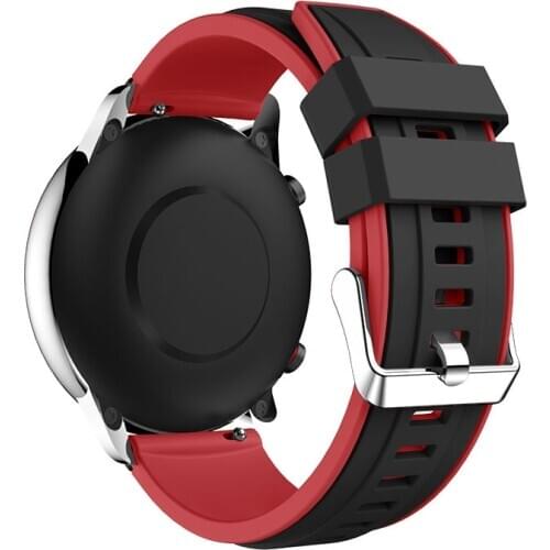 22mm Silicone Strap for Samsung Galaxy watch 46mm / Gear S3 Classic Frontier / Gear 2 R380 /Gear2 Neo R381 smart watch band