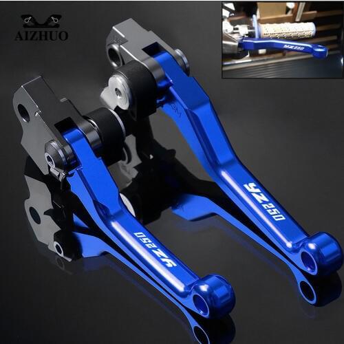 For YAMAHA YZ125 YZ250 YZ250F YZ426F YZ450F YZ250X YZ 125 250 250F 426F 450F 250X CNC Pivot Brake Clutch Levers Dirt Bike Blue