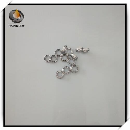 10Pcs SMR74ZZ ABEC-7 4X7X2.5 mm Stainless Steel Ball Bearing Miniature MR74 - ZZ Z Ball Bearings L-740ZZ For Axial SCX10 II