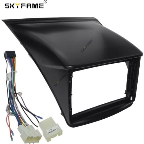 SKYFAME Car Frame Cable For Mitsubishi PAJERO ASX sport 2013-2016 Android Big Screen Dask Kit Fascia Frame