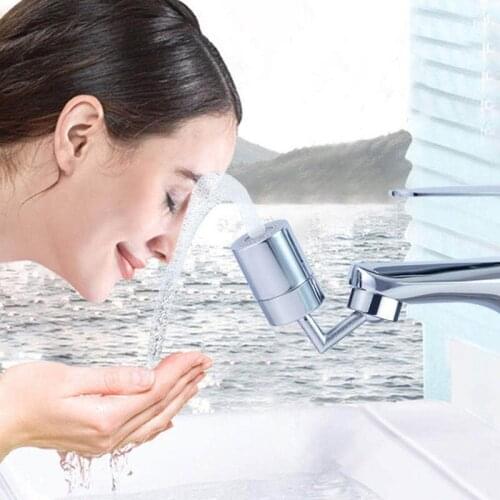 Universal Splash Filter Tap for Bathroom Rotating Aerator 720° Tap Extension Accessory Kitchen Tap Water Saving Nozzle Sprayer