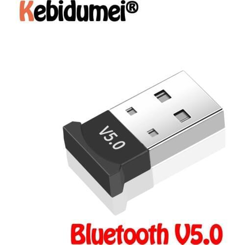 USB Adapter BT V5.0 Bluetooth Receiver Wireless Mini USB Bluetooth Dongle Receiver Black For Laptop Mouse Keyboard Accessories