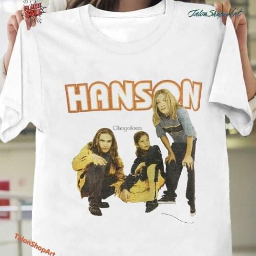 Vintage 90s 1997 Hanson Line Up T shirt Pop Rock Group Album Tour Music Shirt Vtg Retro 90s Gift For Men Women FUnny Shirt HU03