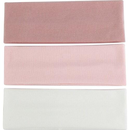 Rib Solid Hair Bands Wide Flat Headwrap For Girls Women Cotton Headband Yoga Sports Headbands Casual Elastic Street Turban