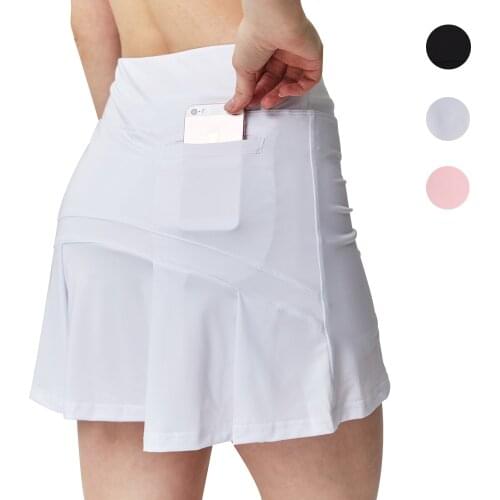 Women Sport Skort with Pockets Speed Dry Short Pants with Skirt for Dance Yoga Golf Tennis Running Badminton Skirts