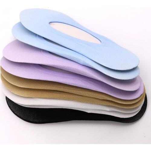 10Pcs=5Pair Non-slip Invisible Socks Women Summer Spring Low Autumn Low Cut Ankle Boat Socks Slipper Female Liner Socks