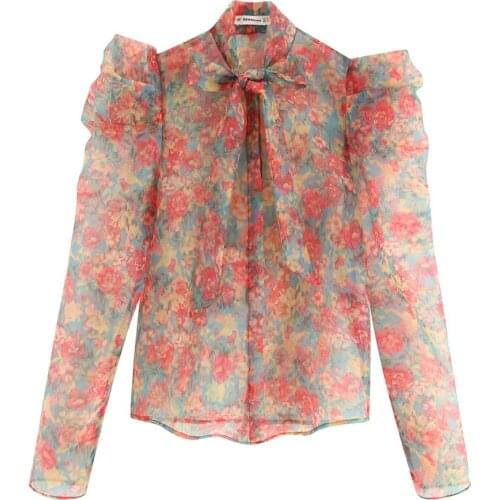 AIBODUO Transparent Blouses