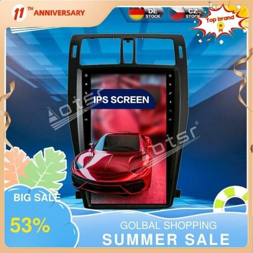 Aorts Tesla Style PX6 Android 9 64GB Car Radio Player GPS Navigation Auto Stereo Multimedia For TOYOTA CROWN 13 13th generation