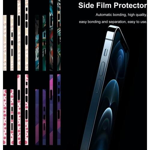 Side Protective IPhone12 Frame Paint full Protective Film For IPhone 12 Pro Max Side Hydro Gel Film Edge Sticker For IPhone 12