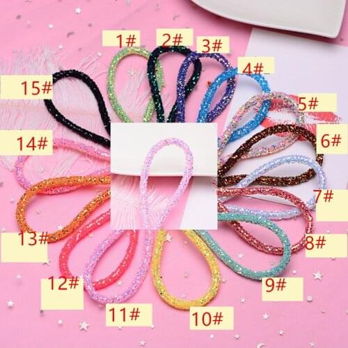 CJSIR 1 Yard Multicolor Rhinestone Chain for Clothing Shoes Wedding Dress Bridal Trim DIY Crafts Supplies Weding Accessories