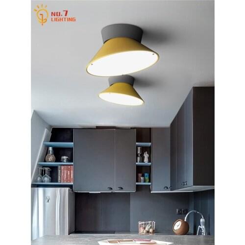 Nordic Design Colorful Pizza Ceiling Light Macaron Rotate Ceiling Lamp Kitchen Dining Room Home Decor Lighting Ceiling Fixture