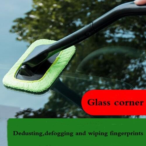 Car Window Cleaner Brush Kit Windshield Wiper Microfiber Brush Auto Cleaning Wash Tool With Long Handle Car Accessories