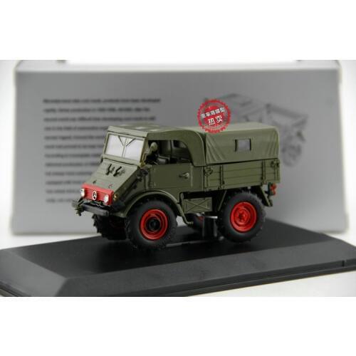 Classic Diecast Toy Model 1:43 Scale Mercedes Benz Unimog U401 Off-Road Truck Vehicles for Man,Boy Gift,Decoration,Collection