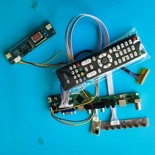 Kit For LTN160HT03-001 1920X1080 Monitor 2 lamps Panel Driver LED VGA AV TV LVDS Screen Audio USB LCD HDMI Controller Board 16"