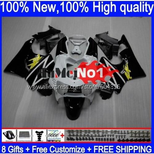 Body For HONDA CBR900RR CBR919RR 110MC.34 CBR 919RR black white CBR900 RR CBR 919 RR CC 900RR 1998 1999 CBR919 RR 98 99 Fairing