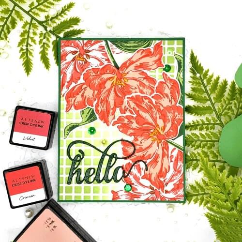 Hot Sale Blooming Tulips Die Set Metal Cutting Dies Stamps Scrapbook Dariy Decoration Stencil Embossing Template DIY Greeting