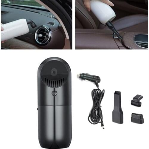 Mini Car Dust Vacuum Cleaner Wet Dry Dustbuster Automobile Equipment Light Weight Dust Catcher for Car Interior Deep Cleaning
